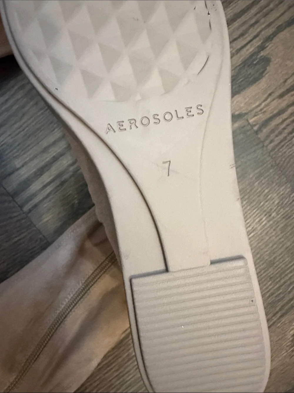 Aerosoles cecina knee high suede boots 7